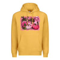 Mustard cancer pumpkins Premium Hoodie - CowGirlArtShop