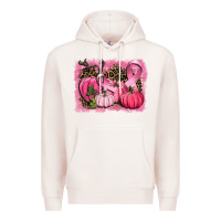 Pale Pink cancer pumpkins Premium Hoodie - CowGirlArtShop