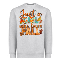Just A Girl Who Loves Fall Heavyweight Sweatshirt | Teevron