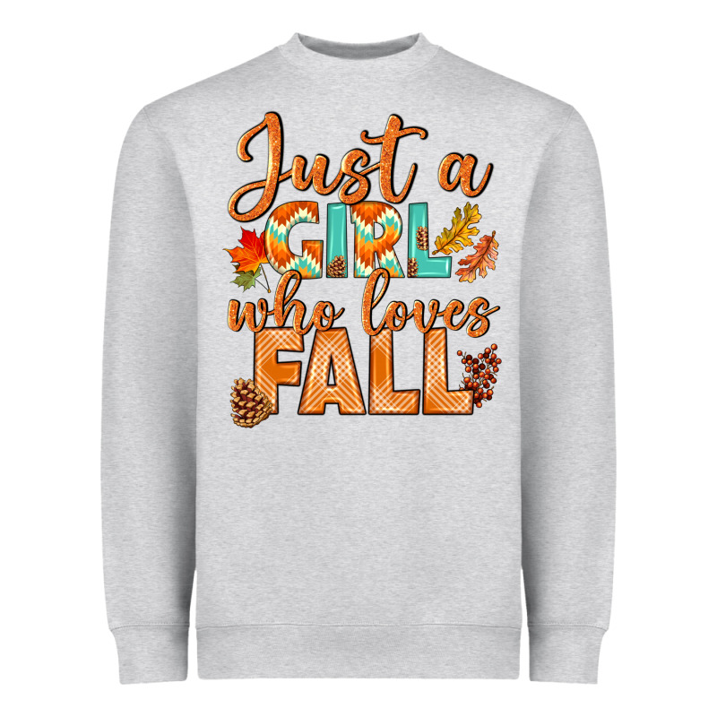 Just A Girl Who Loves Fall Heavyweight Sweatshirt by BundleAndBundleShop | Teevron