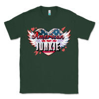 Sports Green American junkie Classic Tee - NancyCooperArtShop