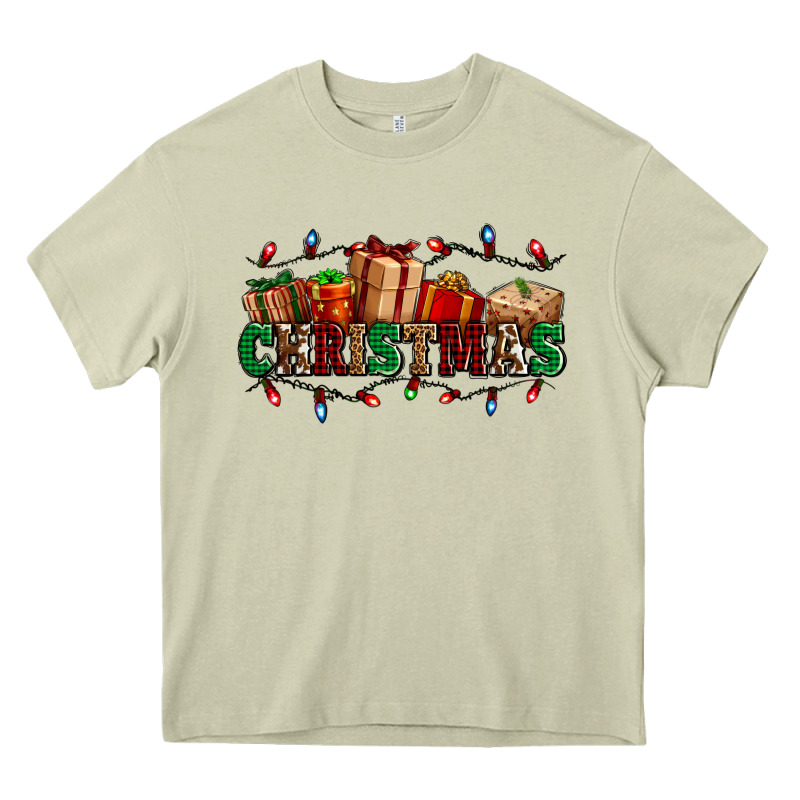 Western Christmas Gifts Heavy Core Tee by AdoDesignShop | Teevron
