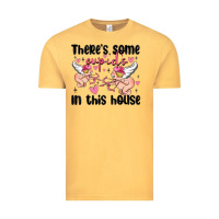 Vintage Mustard there's some cupid's in this house Vintage Tee - MaliasSmallBusiness