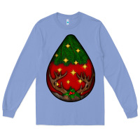 Colony Blue Christmas  teardrop Long Sleeve Tee - BundleAndBundleShop