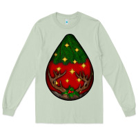 Matcha Christmas  teardrop Long Sleeve Tee - BundleAndBundleShop