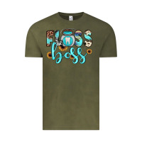 Vintage Olive floss boss Vintage Tee - JahusDesignShop