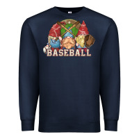 Navy Baseball gnomies Premium Sweatshirt - HowdyJamesFarm