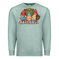 Seafoam Baseball gnomies Premium Sweatshirt - HowdyJamesFarm