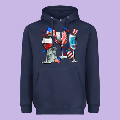 American Wine Heavyweight Hoodie Designed By Cowgirlartshop