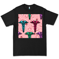 Black Medicine Seamless Pattern Premium Tee - BundleAndBundleShop