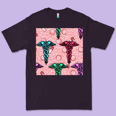 Medicine Seamless Pattern Premium Tee Designed By Bundleandbundleshop