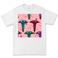 White Medicine Seamless Pattern Premium Tee - BundleAndBundleShop