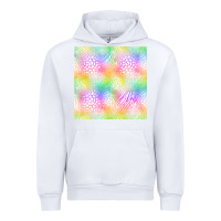 White neon safari seamless pattern Urban Hoodie - BundleAndBundleShop