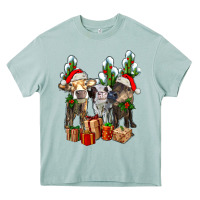 Arona western christmas cows and cactuses Heavy Core Tee - AdoDesignShop