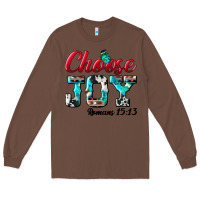 Chestnut Choose Joy Long Sleeve Tee - BundleAndBundleShop
