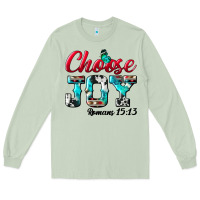 Matcha Choose Joy Long Sleeve Tee - BundleAndBundleShop