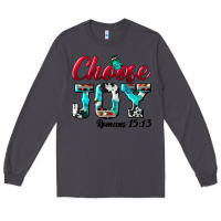 Smoke Choose Joy Long Sleeve Tee - BundleAndBundleShop