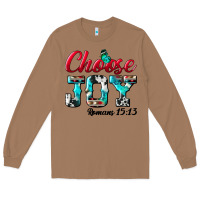 Toasted Coconut Choose Joy Long Sleeve Tee - BundleAndBundleShop