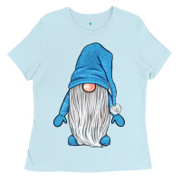 Baby Blue winter gnome Ladies Tee - JahusDesignShop