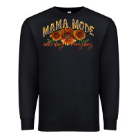 Black Mama mode all day everyday Mother's Day Premium Sweatshirt - CowGirlArtShop
