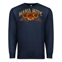 Navy Mama mode all day everyday Mother's Day Premium Sweatshirt - CowGirlArtShop
