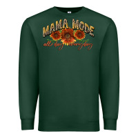 Sports Green Mama mode all day everyday Mother's Day Premium Sweatshirt - CowGirlArtShop