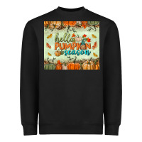 Black hello pumpkin season tumbler Heavyweight Sweatshirt - BundleAndBundleShop