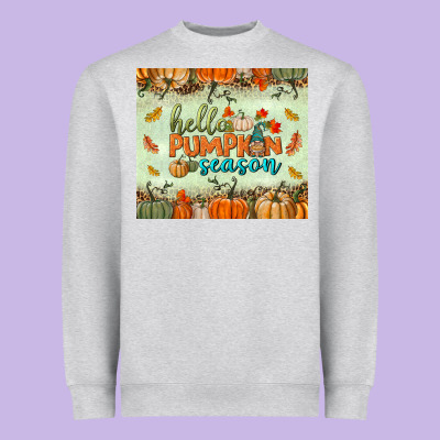 Hello Pumpkin Season Tumbler Heavyweight Sweatshirt Designed By Bundleandbundleshop