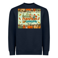 Navy hello pumpkin season tumbler Heavyweight Sweatshirt - BundleAndBundleShop