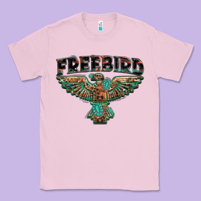 Aztec Free Bird Classic Tee Designed By Nancycooperartshop