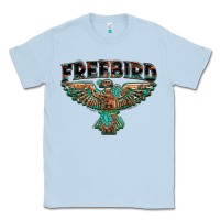 Dusty Blue aztec free bird Classic Tee - NancyCooperArtShop
