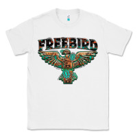 White aztec free bird Classic Tee - NancyCooperArtShop