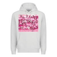 Dove Grey ribbon  breast cancer Premium Hoodie - CowGirlArtShop