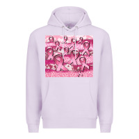 Lilac ribbon  breast cancer Premium Hoodie - CowGirlArtShop
