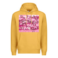 Mustard ribbon  breast cancer Premium Hoodie - CowGirlArtShop