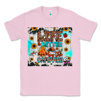 Bubblegum Pink life is better by the campfire Classic Tee - JahusDesignShop