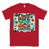 Red life is better by the campfire Classic Tee - JahusDesignShop