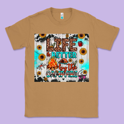Life Is Better By The Campfire Classic Tee Designed By Jahusdesignshop
