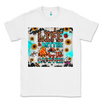 White life is better by the campfire Classic Tee - JahusDesignShop