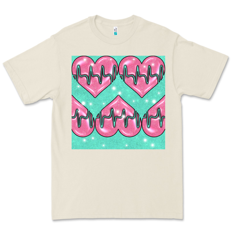 Nursing Heart Seamless Pattern Premium Tee by BundleAndBundleShop | Teevron