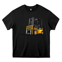 Black forklift Heavy Core Tee - Artiststas