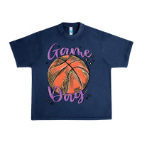 Navy game day Urban Heavy Tee - MaliasSmallBusiness