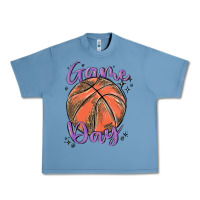 Pebble Blue game day Urban Heavy Tee - MaliasSmallBusiness