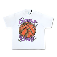 White game day Urban Heavy Tee - MaliasSmallBusiness