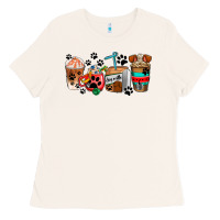 Bone dogs coffee cups Ladies Tee - AdoDesignShop