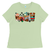 Matcha dogs coffee cups Ladies Tee - AdoDesignShop