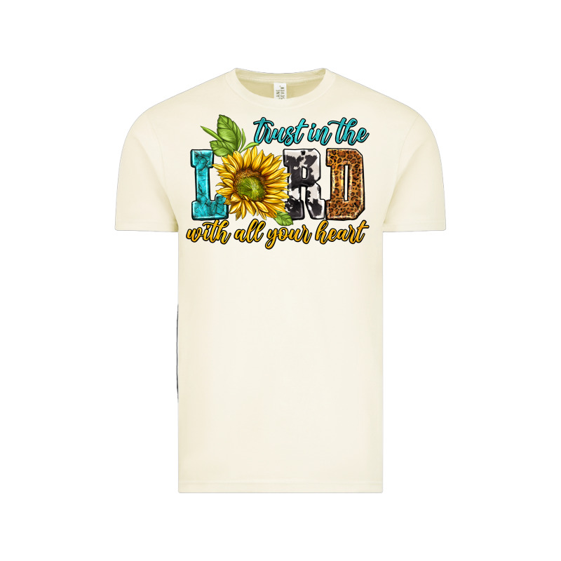 Trust In The Lord With All Your Heart Vintage Tee by NancyCooperArtShop | Teevron