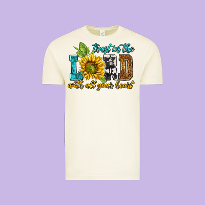 Trust In The Lord With All Your Heart Vintage Tee Designed By Nancycooperartshop