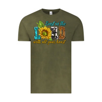Vintage Olive trust in the lord with all your heart Vintage Tee - NancyCooperArtShop