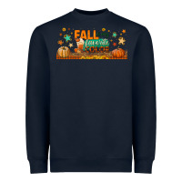 Navy fall is my favorite color libbey glass Heavyweight Sweatshirt - BundleAndBundleShop